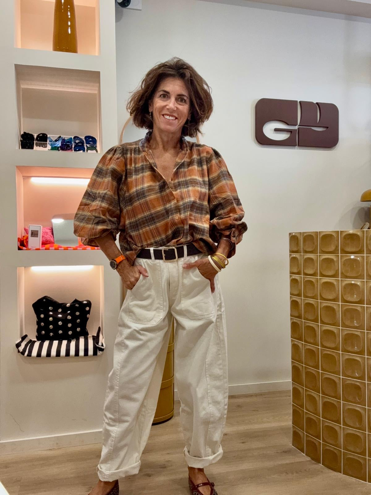 Chemise Adoré Paris à carreaux