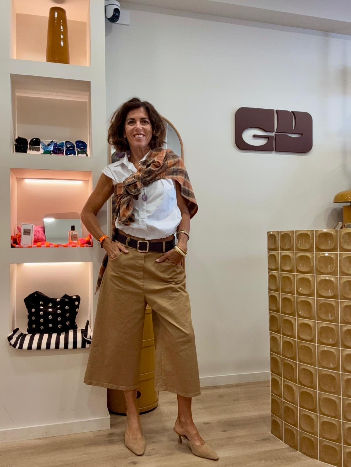 Chemise Adoré Paris à carreaux