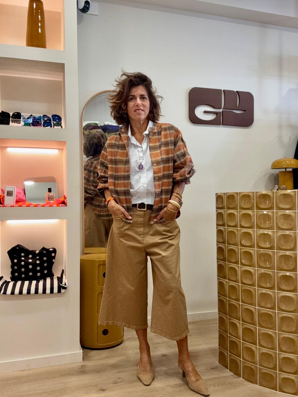 Chemise Adoré Paris à carreaux